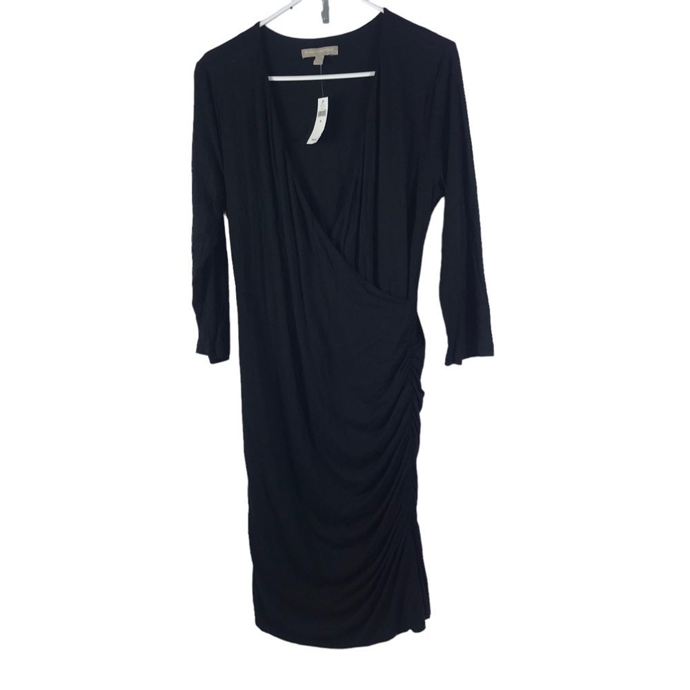 Banana Republic black long-sleeved stretchy bodycon sheath dress. medium . NWT